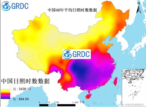 日照充足|中国 日照时数